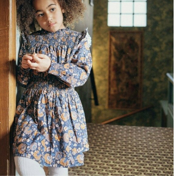 Louise Misha Suzie Dress In Charcoal Bohemian Floral - Picture 2 of 8